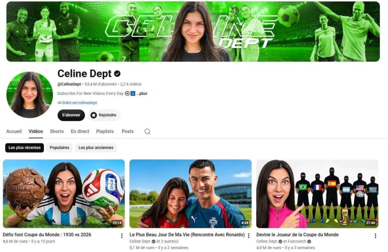 Coupe du monde 2026 : Céline Dept, influenceuse belge, établit un nouveau record d’engagement.