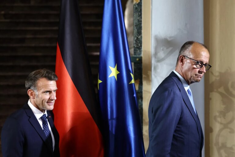 Brühl : Merz et Macron tentent de relancer le projet d’avion de combat franco-allemand.
