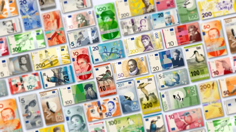 Les Européens invités à choisir entre Beethoven et Fou de Bassan pour les nouveaux billets de banque