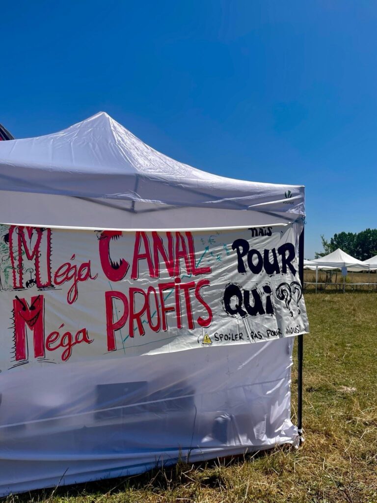 Manifestation d’ampleur contre le projet du Canal Seine-Nord : appel à l’arrêt du chantier.