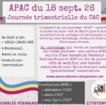 APAC : Assemblée Permanente du CAC aborde les enjeux économiques régionaux le 18 septembre.