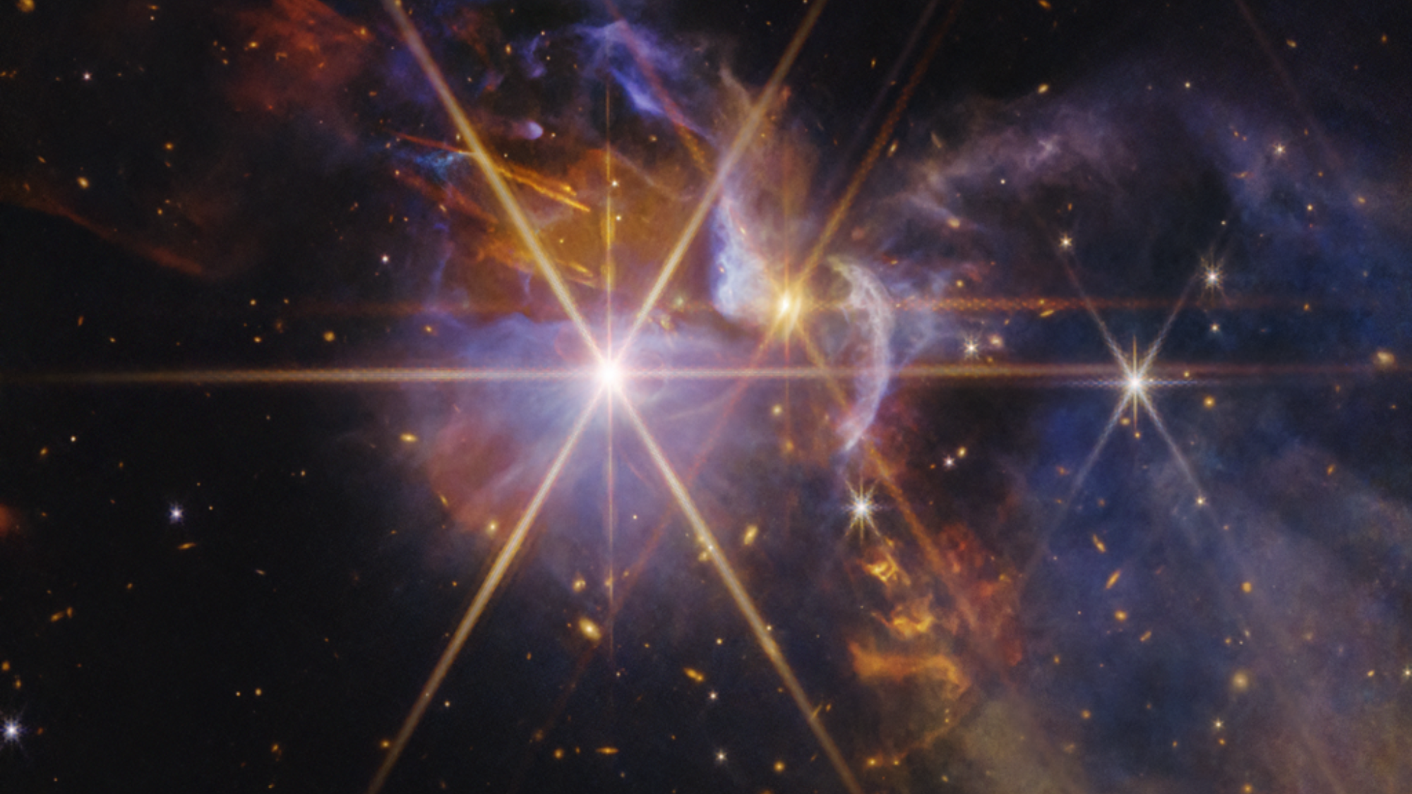 Cosmic fireworks reveal formation of infant stars in James Webb Space Telescope image