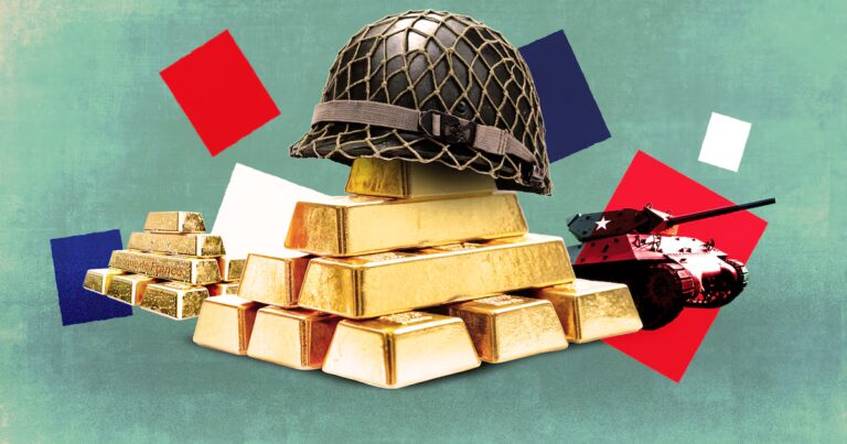 La France a dissimulé 2 500 tonnes d’or à Hitler dans des chambres fortes.