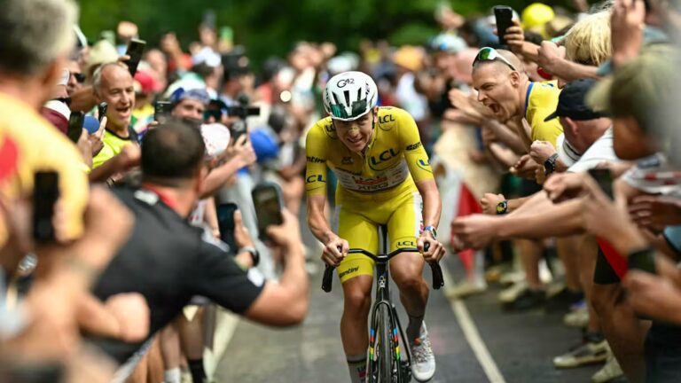 Tadej Pogacar remporte la 14e étape du Tour de France au Markstein Fellering