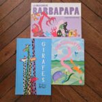 Trois livres pour enfants présentant des animaux amusants et leurs aventures.
