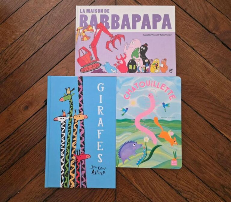 Trois livres pour enfants présentant des animaux amusants et leurs aventures.