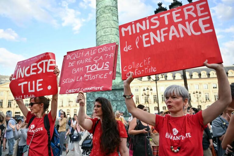 Appel à grandes marches citoyennes en France contre les violences sexuelles samedi.