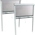 Lancement de moustiquaires en aluminium enroulables de 170 cm x 160 cm pour protection contre les insectes.