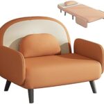 Chaise longue pliante avec dossier réglable et fonction lit, supporte jusqu’à 250 kg