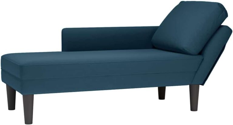 Chaise longue en velours bleu : nouvel ajout pour le confort dans les salons et bureaux modernes.