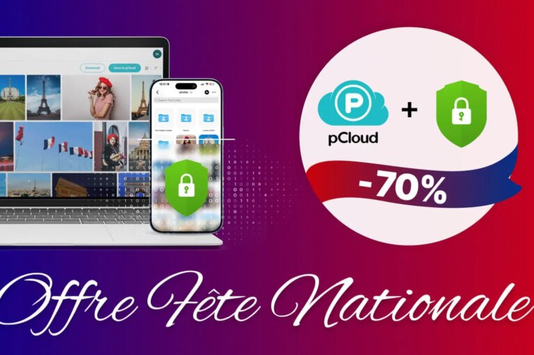 pCloud réduit ses tarifs de stockage cloud de jusqu’à 70% pour la Fête Nationale