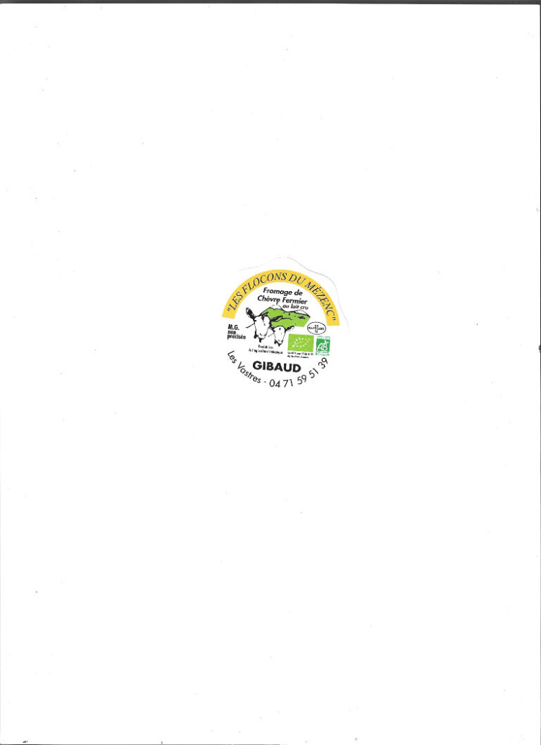 Rappel Consommateur – Détail Fromage de Chèvre Fermier au lait cru « Les Flocons du Mézenc » sans marque