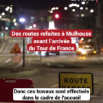 Des travaux de réfection des routes à Mulhouse en prévision du Tour de France