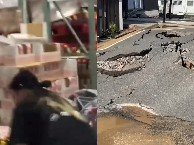 Séisme au Japon : secousses ressenties dans un centre commercial, routes coupées.