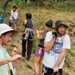 Ribeauvillé : la mise en place de la highline pour un record d&rsquo;Alsace en cours