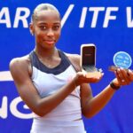 Océane Babel remporte un match au Brésil lors du tournoi W15 de Rio Claro.