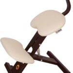 Ergo Office BV présente une chaise ergonomique ajustable avec soutien lombaire pour le travail.
