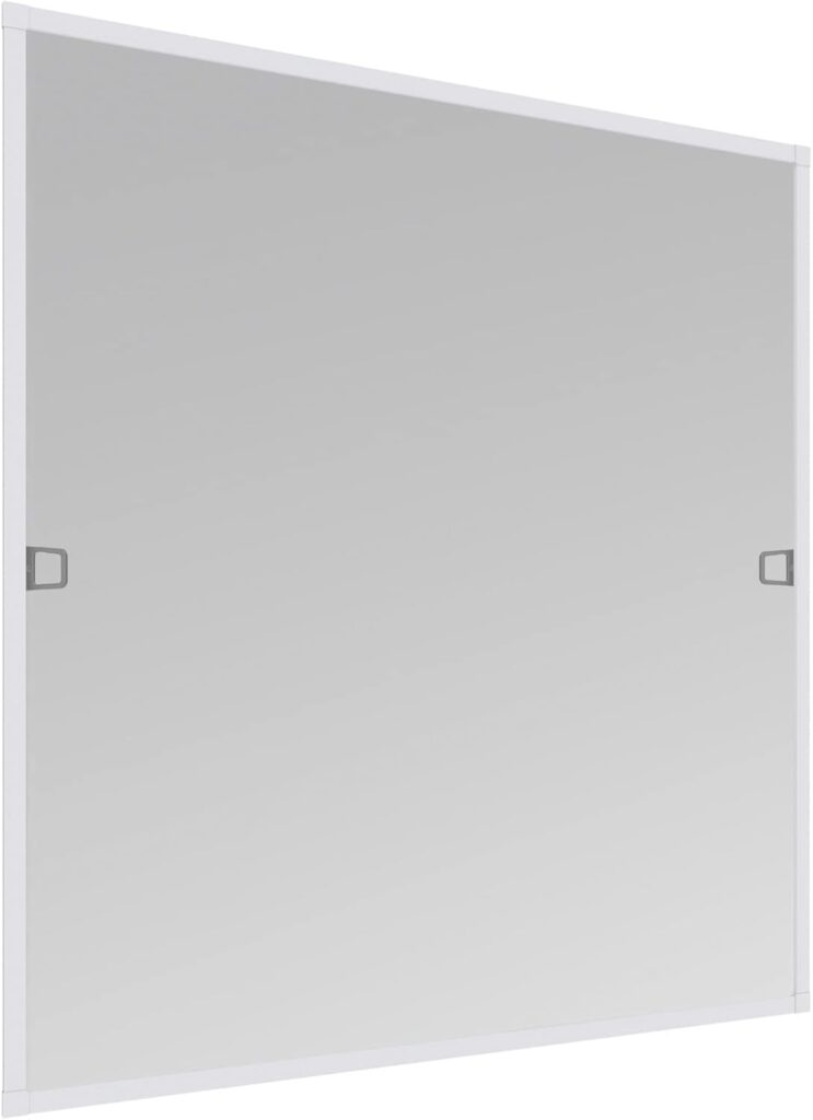 Windhager Basic 04504 : Trousse de moustiquaire pour fenêtres en France, dimensions 100 x 120 cm.
