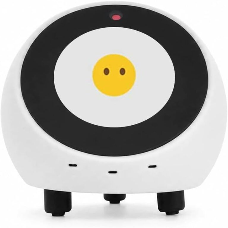 Robot de chat vocal IA N16R8 : Écran 1,28 pouce, Wi-Fi, météo et fonction caméra sans contact.