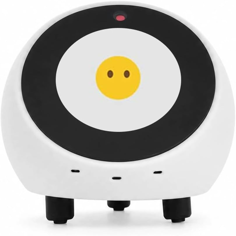 Robot de chat vocal IA N16R8 : Écran 1,28 pouce, Wi-Fi, météo et fonction caméra sans contact.