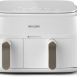 Philips présente l&rsquo;Airfryer Series 3000 avec technologie RapidAir et double panier de 9L.