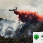 Incendies : le produit rouge utilisé pour lutter contre les feux en forêt en France.