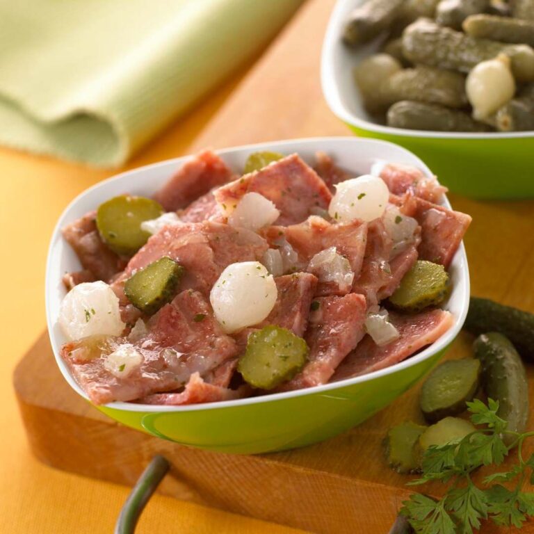 Rappel Consommateur – Détail Salade de museau boeuf à la lyonnaise 1.5 kg Sans marque