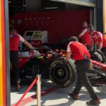 Ferrari teste le nouveau circuit de Madrid avec une méthode innovante sur le Madring.