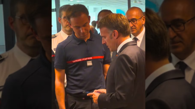 Macron adresse un message radio aux pompiers de Gironde et souligne leur rôle essentiel.