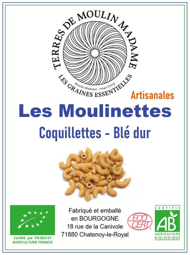 Rappel Consommateur – Détail Coquillettes blé dur Les Moulinettes