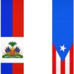 Scarf de 183 cm présentant le drapeau d&rsquo;Haïti et de Porto Rico pour le programme d&rsquo;études à l&rsquo;étranger 2026