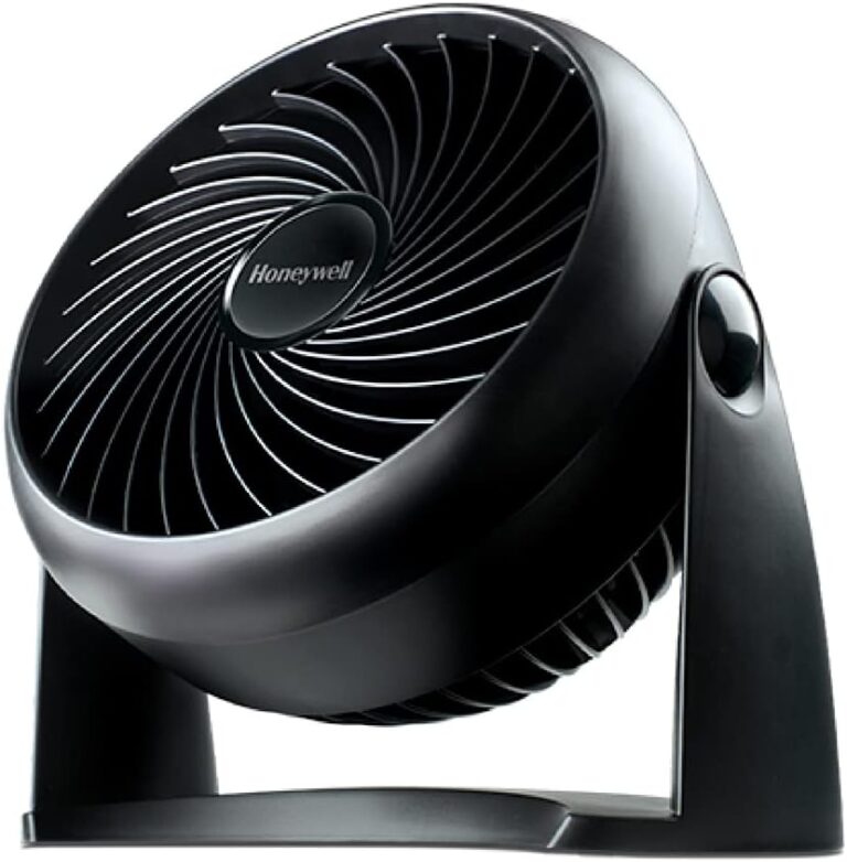Honeywell TurboForce HT900 : ventilateur avec option de montage mural et fonctionnement silencieux.