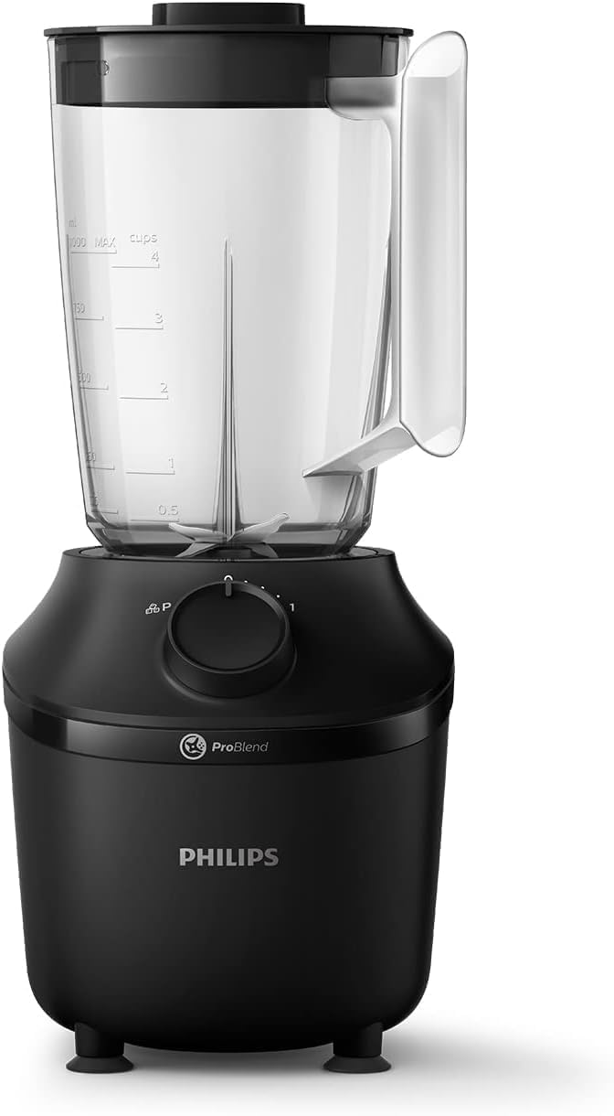 Philips 3000 Series Blender : moteur de 450W et technologie ProBlend pour un mixage efficace.