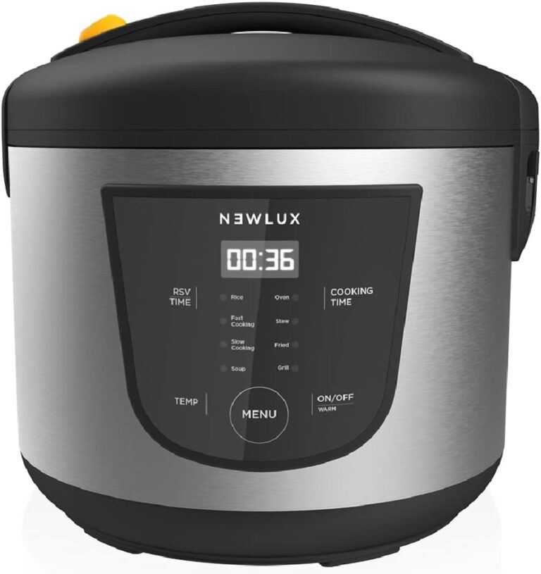NEWLUX présente le SmartChef V50, robot culinaire multifonction avec 9 fonctions et 8 menus automatiques.