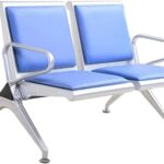 Banc d&rsquo;attente ergonomique 3 places avec accoudoirs pour les cabinets médicaux en France