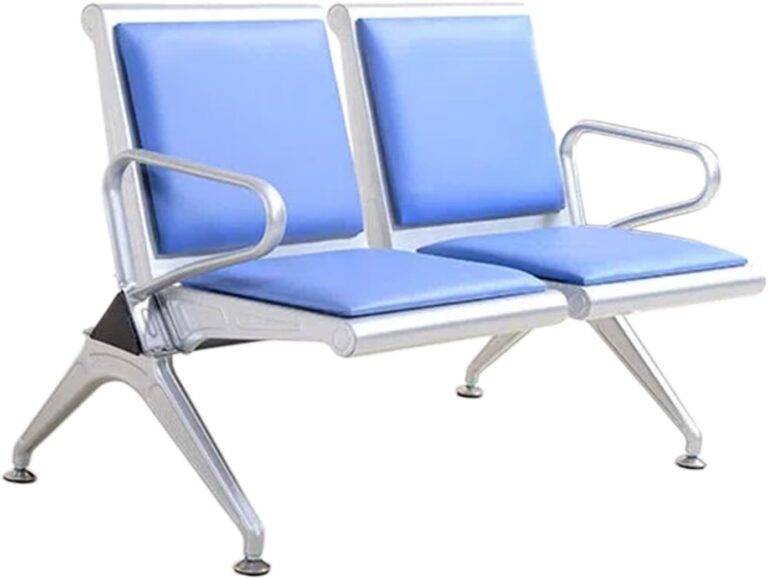 Banc d’attente ergonomique 3 places avec accoudoirs pour les cabinets médicaux en France