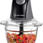 Russell Hobbs présente un hachoir électrique polyvalent de 1L, 350W avec lames en acier inoxydable.