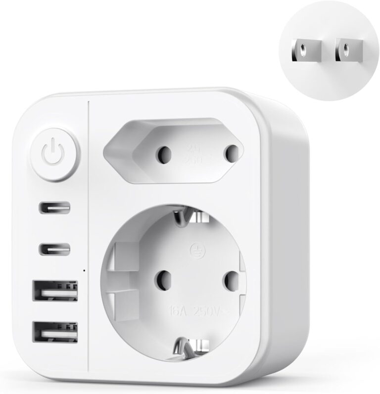Adaptateur de voyage japonais 2500W avec USB : compatible USA, Canada, Chine et Thaïlande