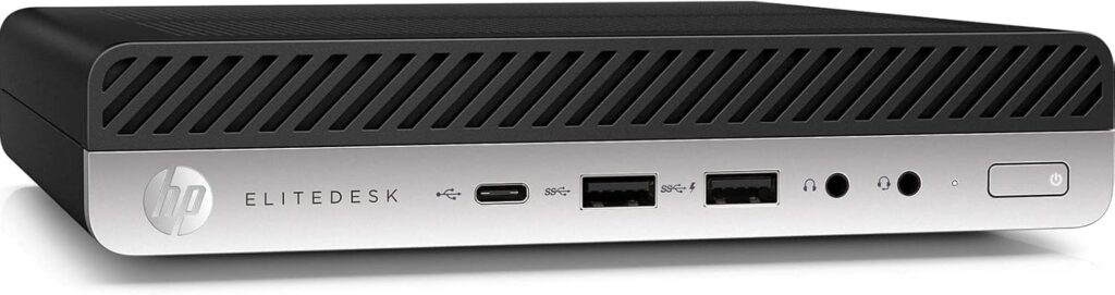 HP EliteDesk 800 G3 Mini PC avec i7-7700T, 16 Go RAM et 512 Go SSD en refurbished disponible.