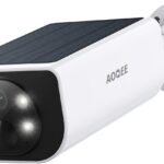AOQEE : Caméra de surveillance extérieure 2K avec détection humaine et panneau solaire.