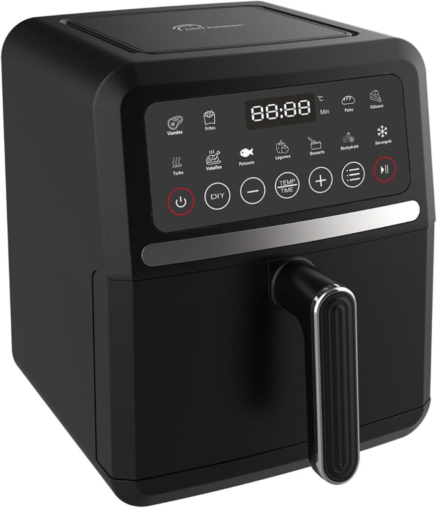 Friteuse à air LITTLE BALANCE 8725 : 11 programmes et capacité de 5 litres pour 4 personnes