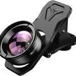 Lentille macro Apexel 100 mm compatible avec iPhone, Samsung et Huawei pour photographie rapprochée