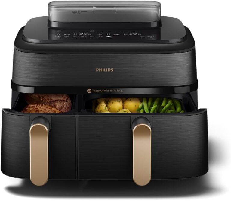 Philips présente sa friteuse sans huile Series 5000 avec 19 modes de cuisson et 9L de capacité.