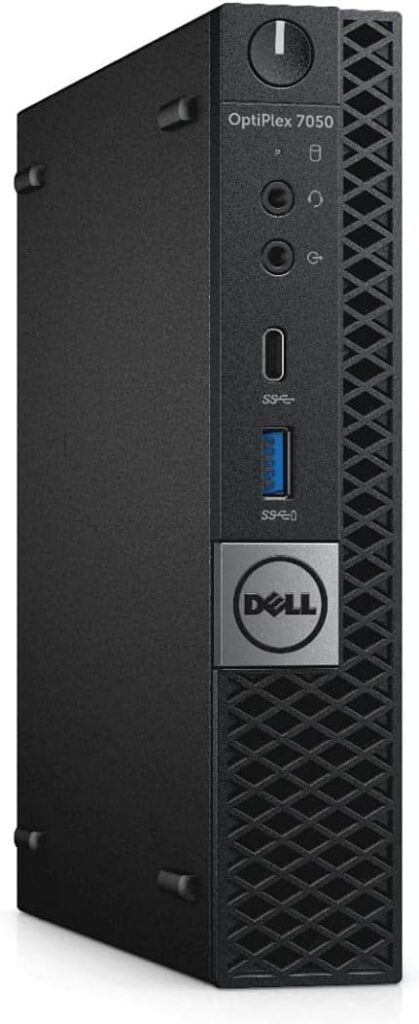 DELL Optiplex 7050 Tiny Mini PC i5, 16GB RAM, 128GB SSD et Windows 11 Pro, état reconditionné