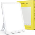 Lampe de thérapie par la lumière à 10 000 Lux avec support réglable et options de luminosité múltiples