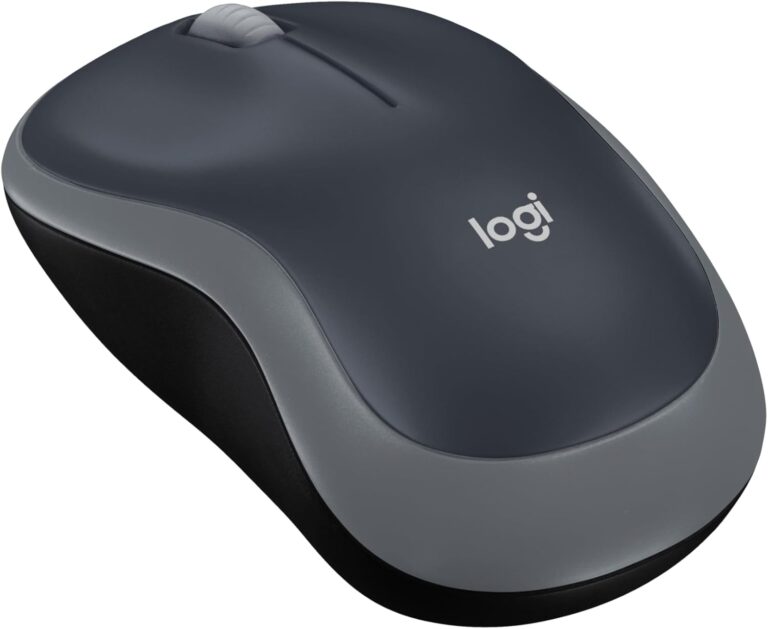 Logitech M185 : souris sans fil de 2,4 GHz avec récepteur USB et autonomie de 12 mois