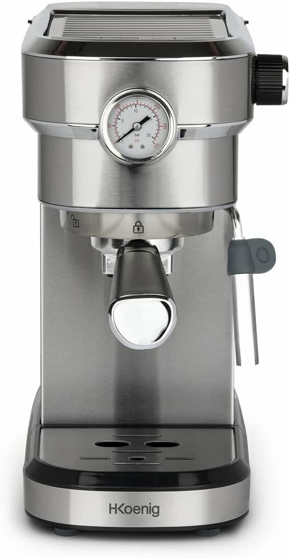 H.Koenig EXP820 : Machine à café automatique avec pression de 20 bars et système Thermoblock.