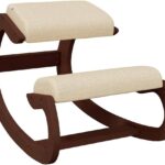 Chaise ergonomique en contreplaqué de bouleau et chêne pour corriger la posture au bureau