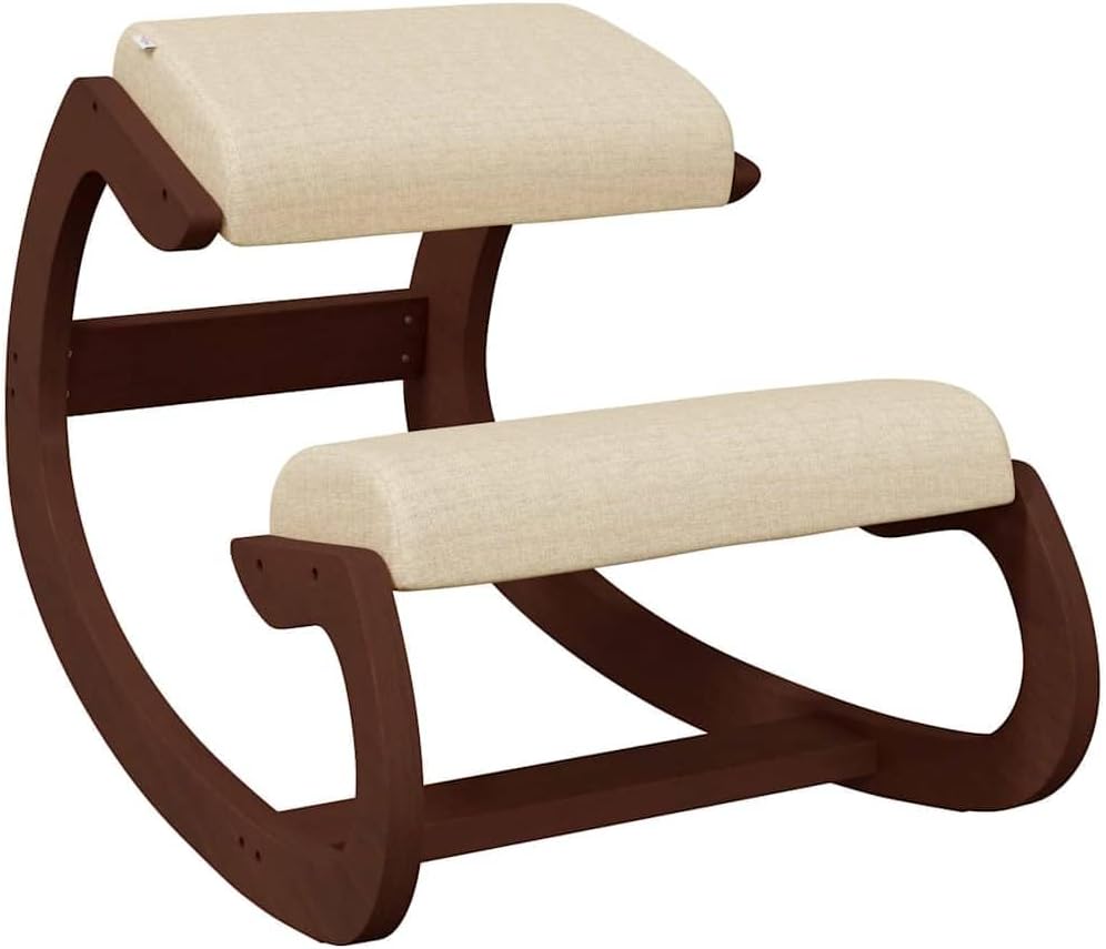 Chaise ergonomique en contreplaqué de bouleau et chêne pour corriger la posture au bureau