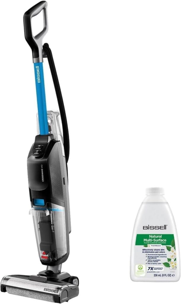 BISSELL CrossWave HF2 : nouvel aspirateur laveur léger et puissant pour sols durs.